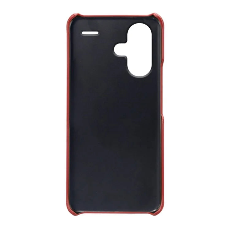 For Xiaomi Redmi Note 13 Pro+ 5G Case Calf Texture PC Cover Anti-Scratch Phone Shell