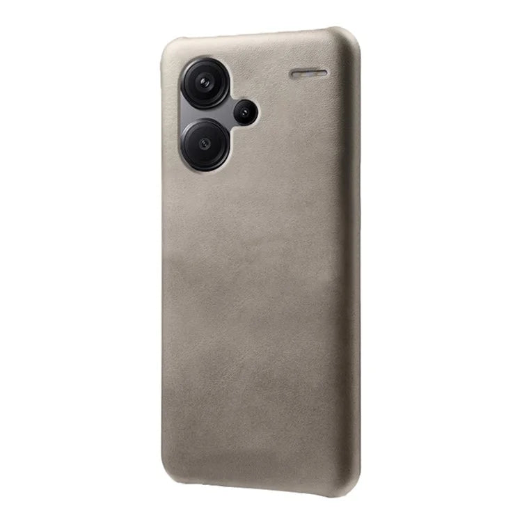 For Xiaomi Redmi Note 13 Pro+ 5G Case Calf Texture PC Cover Anti-Scratch Phone Shell