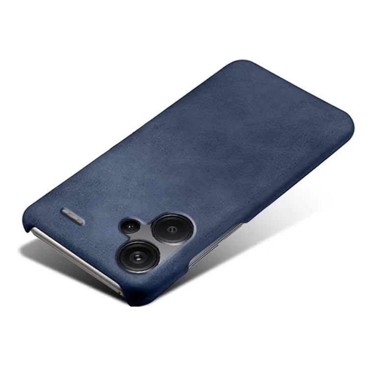 For Xiaomi Redmi Note 13 Pro+ 5G Case Calf Texture PC Cover Anti-Scratch Phone Shell