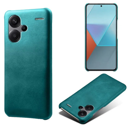 For Xiaomi Redmi Note 13 Pro+ 5G Case Calf Texture PC Cover Anti-Scratch Phone Shell