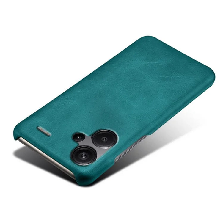 For Xiaomi Redmi Note 13 Pro+ 5G Case Calf Texture PC Cover Anti-Scratch Phone Shell