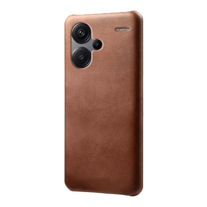 For Xiaomi Redmi Note 13 Pro+ 5G Case Calf Texture PC Cover Anti-Scratch Phone Shell