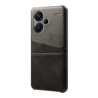 For Xiaomi Redmi Note 13 Pro+ 5G Case Dual Card Slots PU+PC Slim Phone Cover