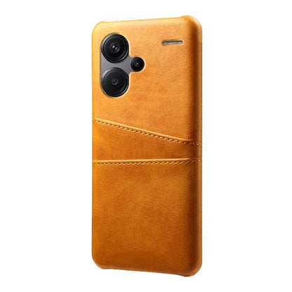 For Xiaomi Redmi Note 13 Pro+ 5G Case Dual Card Slots PU+PC Slim Phone Cover