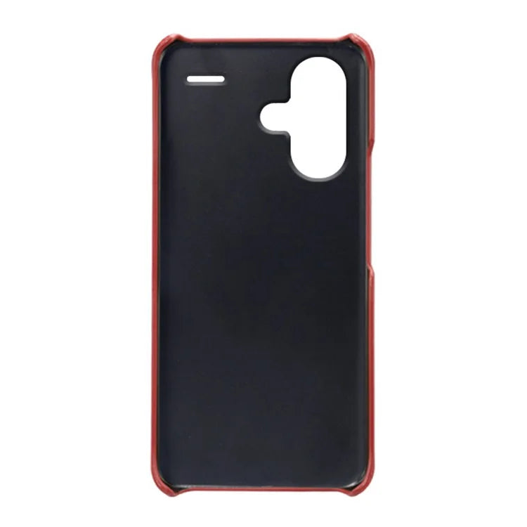 For Xiaomi Redmi Note 13 Pro+ 5G Case Dual Card Slots PU+PC Slim Phone Cover