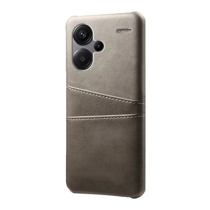 For Xiaomi Redmi Note 13 Pro+ 5G Case Dual Card Slots PU+PC Slim Phone Cover