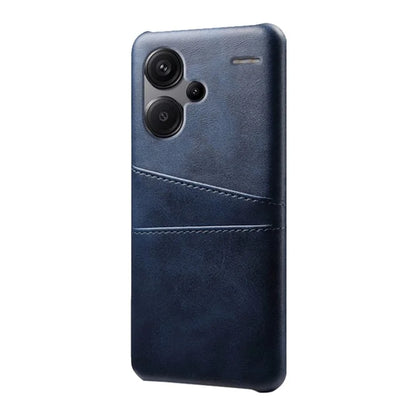 For Xiaomi Redmi Note 13 Pro+ 5G Case Dual Card Slots PU+PC Slim Phone Cover