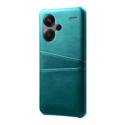 For Xiaomi Redmi Note 13 Pro+ 5G Case Dual Card Slots PU+PC Slim Phone Cover