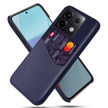 For Xiaomi Redmi Note 13 Pro 5G / Poco X6 5G Case Cloth+PU Leather+PC Phone Protective Cover with Card Slot