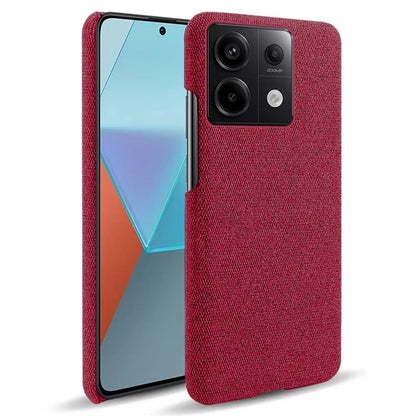 For Xiaomi Redmi Note 13 Pro 5G / Poco X6 5G Case Shockproof Phone Cover Cloth+PC Mobile Phone Shell