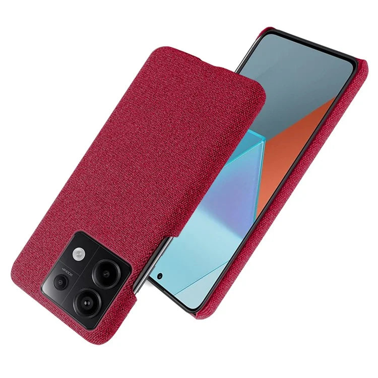 For Xiaomi Redmi Note 13 Pro 5G / Poco X6 5G Case Shockproof Phone Cover Cloth+PC Mobile Phone Shell