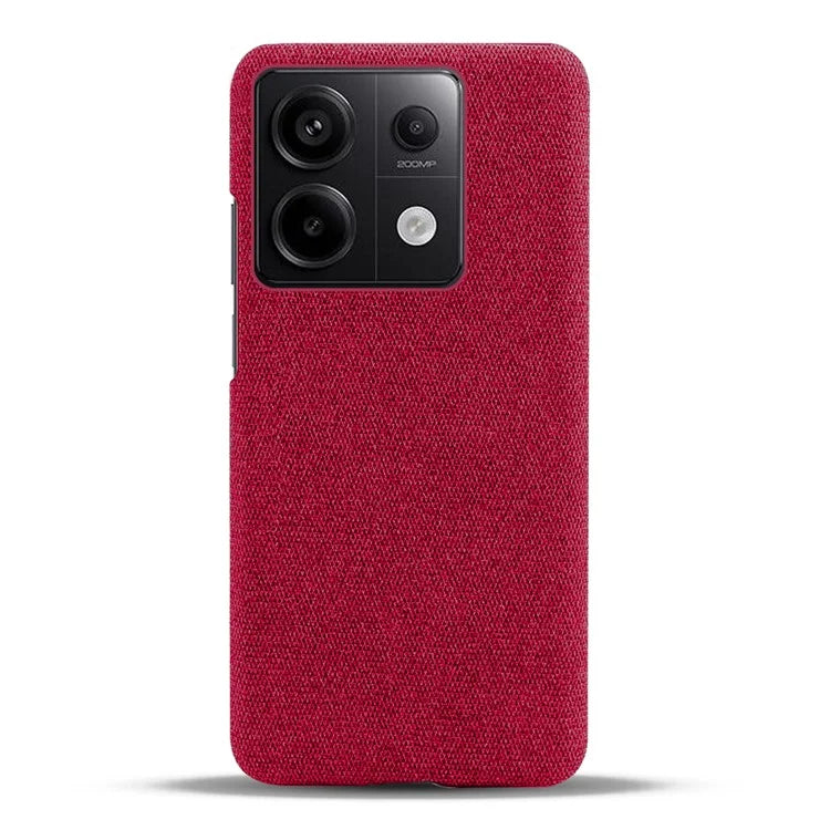 For Xiaomi Redmi Note 13 Pro 5G / Poco X6 5G Case Shockproof Phone Cover Cloth+PC Mobile Phone Shell