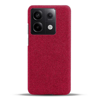 For Xiaomi Redmi Note 13 Pro 5G / Poco X6 5G Case Shockproof Phone Cover Cloth+PC Mobile Phone Shell