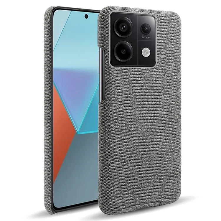 For Xiaomi Redmi Note 13 Pro 5G / Poco X6 5G Case Shockproof Phone Cover Cloth+PC Mobile Phone Shell