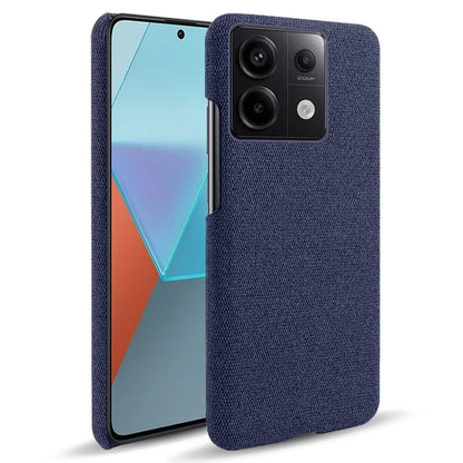 For Xiaomi Redmi Note 13 Pro 5G / Poco X6 5G Case Shockproof Phone Cover Cloth+PC Mobile Phone Shell