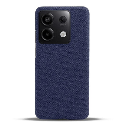 For Xiaomi Redmi Note 13 Pro 5G / Poco X6 5G Case Shockproof Phone Cover Cloth+PC Mobile Phone Shell