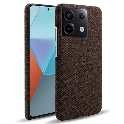 For Xiaomi Redmi Note 13 Pro 5G / Poco X6 5G Case Shockproof Phone Cover Cloth+PC Mobile Phone Shell