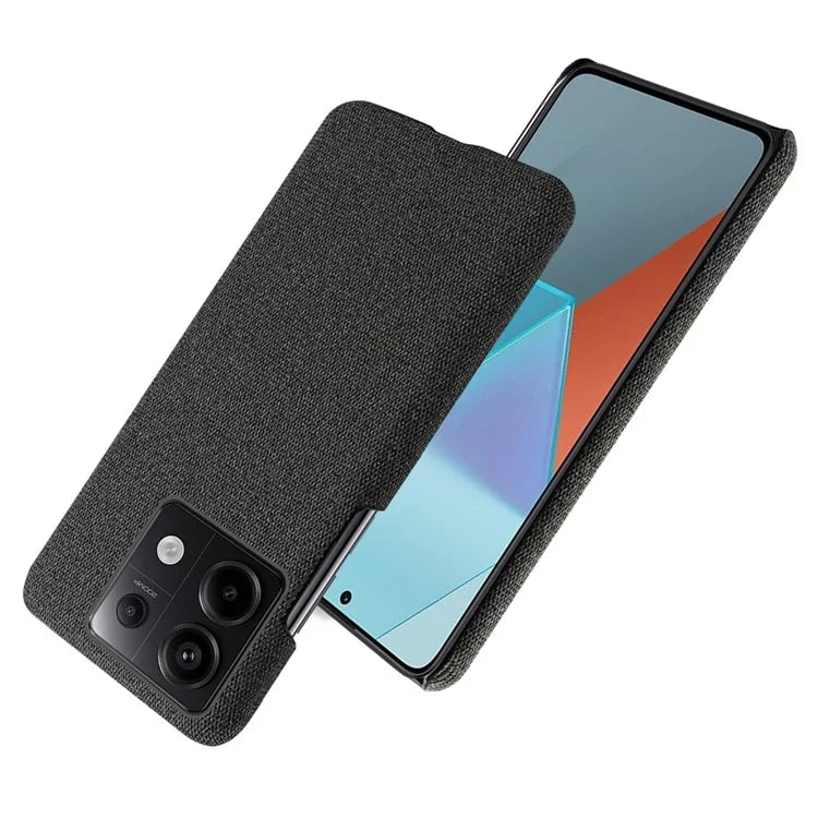 For Xiaomi Redmi Note 13 Pro 5G / Poco X6 5G Case Shockproof Phone Cover Cloth+PC Mobile Phone Shell