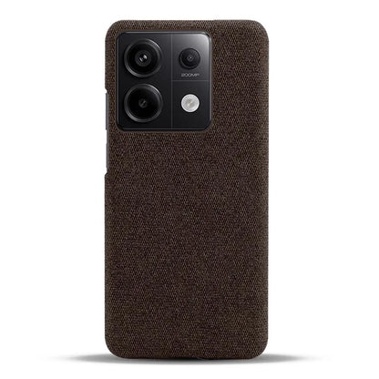 For Xiaomi Redmi Note 13 Pro 5G / Poco X6 5G Case Shockproof Phone Cover Cloth+PC Mobile Phone Shell