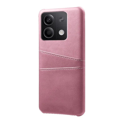 For Xiaomi Redmi Note 13 5G Case Dual Card Slots Shockproof Case PU+PC Slim Phone Case