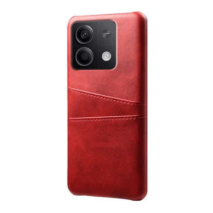 For Xiaomi Redmi Note 13 5G Case Dual Card Slots Shockproof Case PU+PC Slim Phone Case