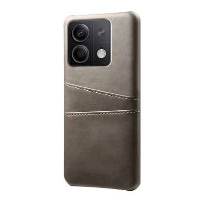 For Xiaomi Redmi Note 13 5G Case Dual Card Slots Shockproof Case PU+PC Slim Phone Case