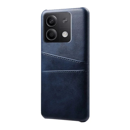 For Xiaomi Redmi Note 13 5G Case Dual Card Slots Shockproof Case PU+PC Slim Phone Case