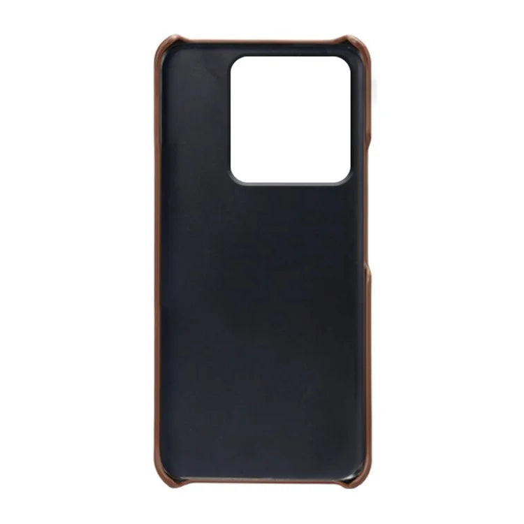For Xiaomi Redmi Note 13 5G Case Dual Card Slots Shockproof Case PU+PC Slim Phone Case