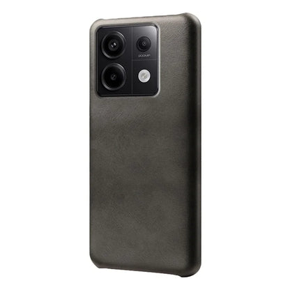 For Xiaomi Redmi Note 13 Pro 5G / Poco X6 5G Case Calf Texture Anti-Scratch PU+PC Phone Shell