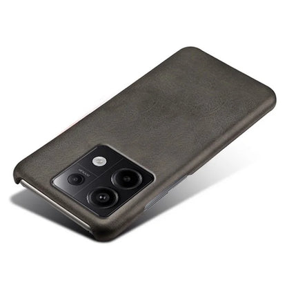 For Xiaomi Redmi Note 13 Pro 5G / Poco X6 5G Case Calf Texture Anti-Scratch PU+PC Phone Shell