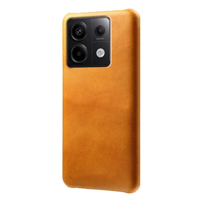 For Xiaomi Redmi Note 13 Pro 5G / Poco X6 5G Case Calf Texture Anti-Scratch PU+PC Phone Shell