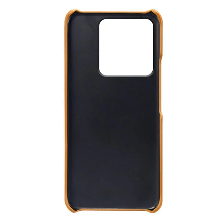 For Xiaomi Redmi Note 13 Pro 5G / Poco X6 5G Case Calf Texture Anti-Scratch PU+PC Phone Shell