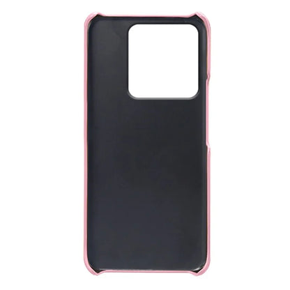 For Xiaomi Redmi Note 13 Pro 5G / Poco X6 5G Case Calf Texture Anti-Scratch PU+PC Phone Shell