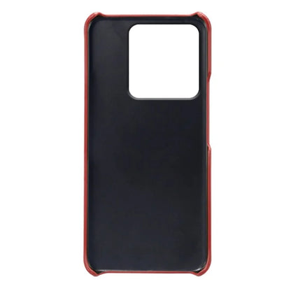 For Xiaomi Redmi Note 13 Pro 5G / Poco X6 5G Case Calf Texture Anti-Scratch PU+PC Phone Shell