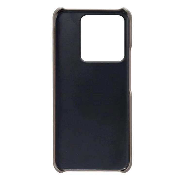 For Xiaomi Redmi Note 13 Pro 5G / Poco X6 5G Case Calf Texture Anti-Scratch PU+PC Phone Shell