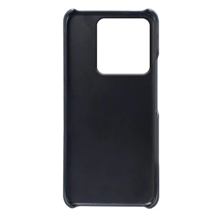 For Xiaomi Redmi Note 13 Pro 5G / Poco X6 5G Case Calf Texture Anti-Scratch PU+PC Phone Shell