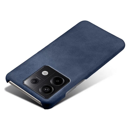 For Xiaomi Redmi Note 13 Pro 5G / Poco X6 5G Case Calf Texture Anti-Scratch PU+PC Phone Shell