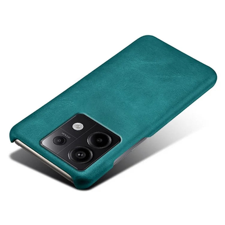 For Xiaomi Redmi Note 13 Pro 5G / Poco X6 5G Case Calf Texture Anti-Scratch PU+PC Phone Shell