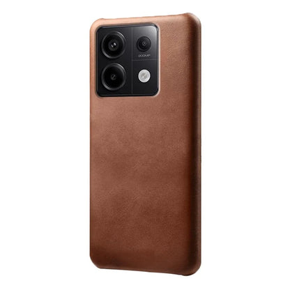 For Xiaomi Redmi Note 13 Pro 5G / Poco X6 5G Case Calf Texture Anti-Scratch PU+PC Phone Shell