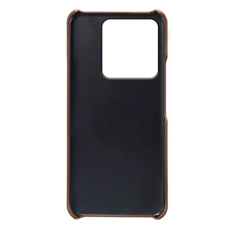 For Xiaomi Redmi Note 13 Pro 5G / Poco X6 5G Case Calf Texture Anti-Scratch PU+PC Phone Shell