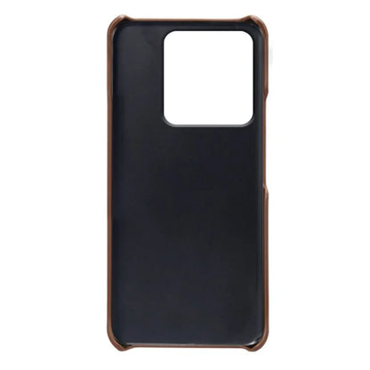 For Xiaomi Redmi Note 13 Pro 5G / Poco X6 5G Case Calf Texture Anti-Scratch PU+PC Phone Shell