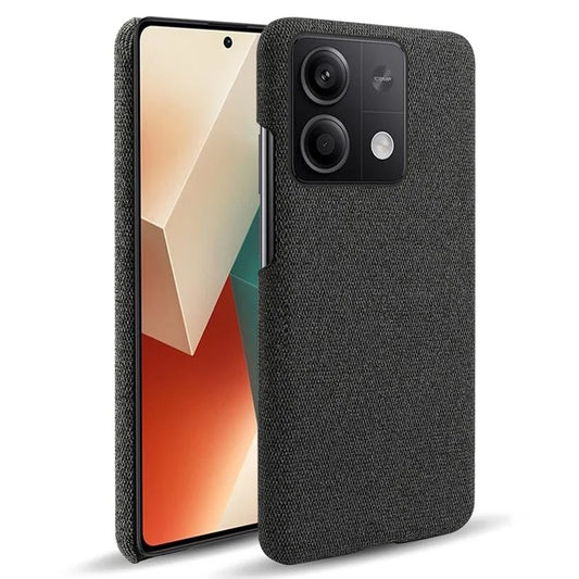 Ultra-light Phone Cover for Xiaomi Redmi Note 13 5G Case Shockproof Cloth+PC Shell