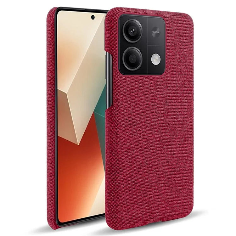 Ultra-light Phone Cover for Xiaomi Redmi Note 13 5G Case Shockproof Cloth+PC Shell