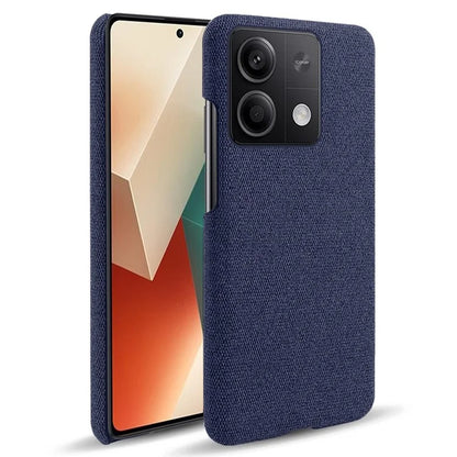 Ultra-light Phone Cover for Xiaomi Redmi Note 13 5G Case Shockproof Cloth+PC Shell