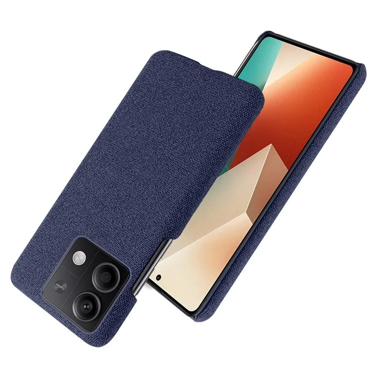 Ultra-light Phone Cover for Xiaomi Redmi Note 13 5G Case Shockproof Cloth+PC Shell