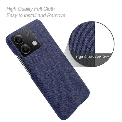 Ultra-light Phone Cover for Xiaomi Redmi Note 13 5G Case Shockproof Cloth+PC Shell