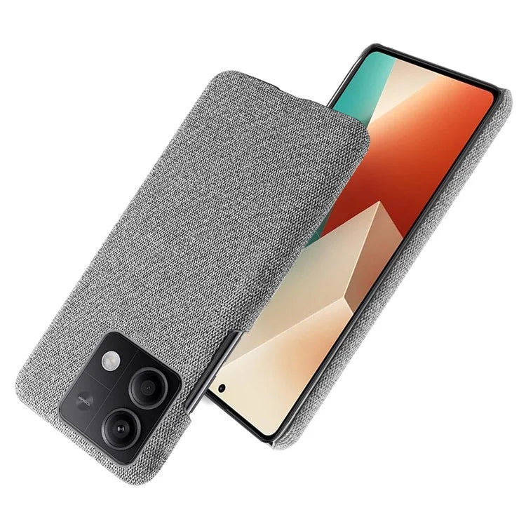 Ultra-light Phone Cover for Xiaomi Redmi Note 13 5G Case Shockproof Cloth+PC Shell