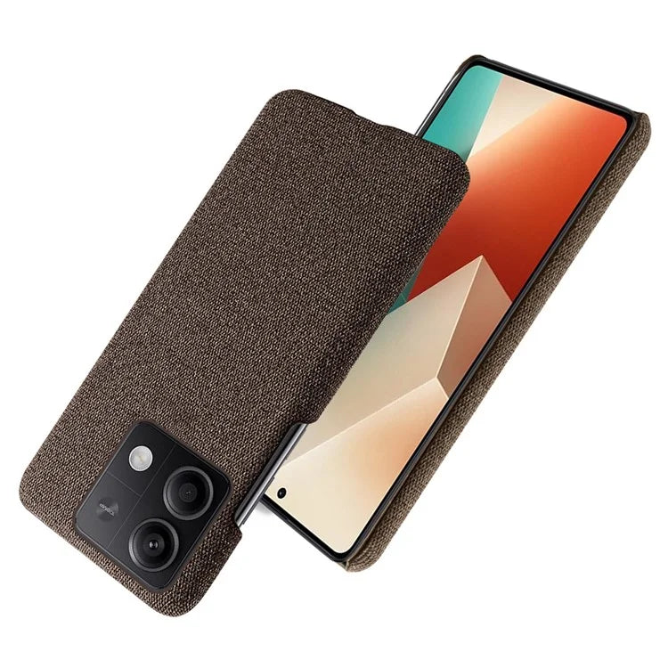 Ultra-light Phone Cover for Xiaomi Redmi Note 13 5G Case Shockproof Cloth+PC Shell