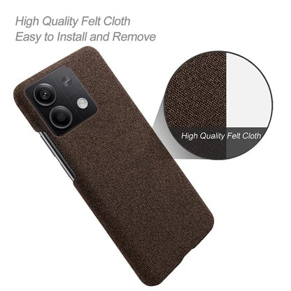 Ultra-light Phone Cover for Xiaomi Redmi Note 13 5G Case Shockproof Cloth+PC Shell