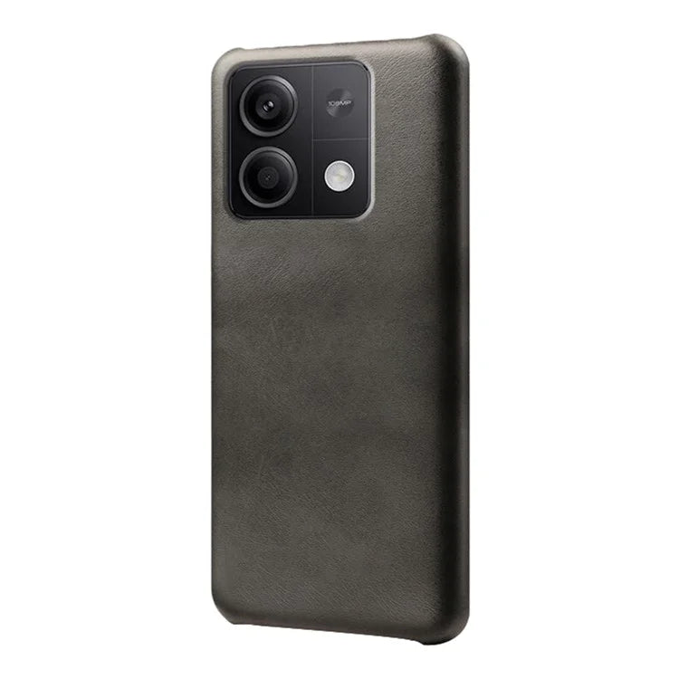 For Xiaomi Redmi Note 13 5G Case Calf Texture Anti-Drop PU+PC Phone Shell